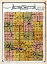 Topographical Map, Tama County 1926